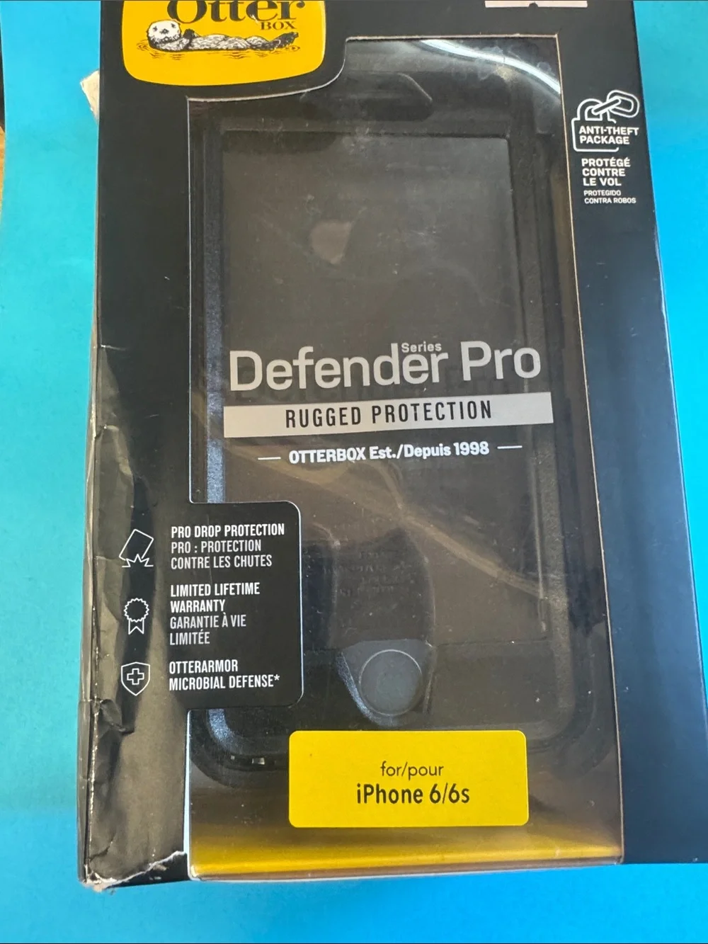 OtterBox Defender Pro Rugged Case for iPhone 6/6s - Black